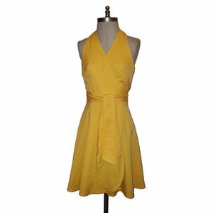 Vtg 70s Sears Jr Bazaar Halter Wrap Dress 11